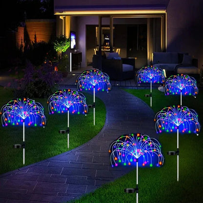 Solar LED Firework Fairy Lights